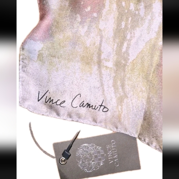 Vince Camuto Scarf in Pink, Green, and White - Picture 2 of 7